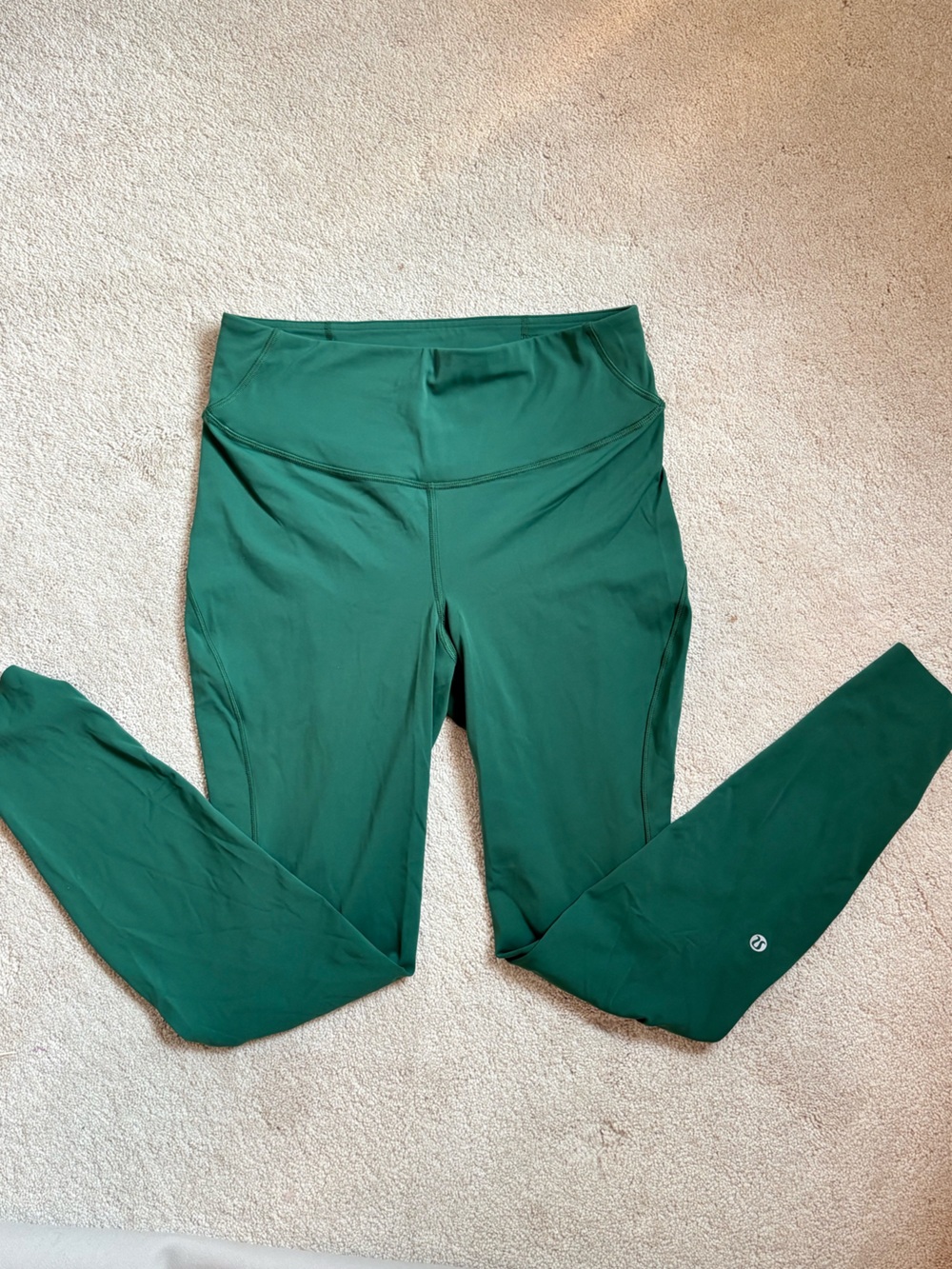 Lululemon “Wunder Train” Women's Green High-Waist Active Leggings